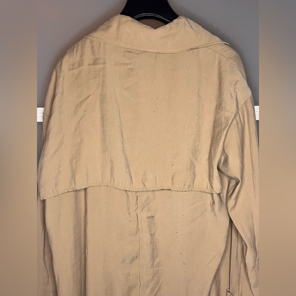 Zara lightweight trench coat, size small. Beige - Picture 4 of 4